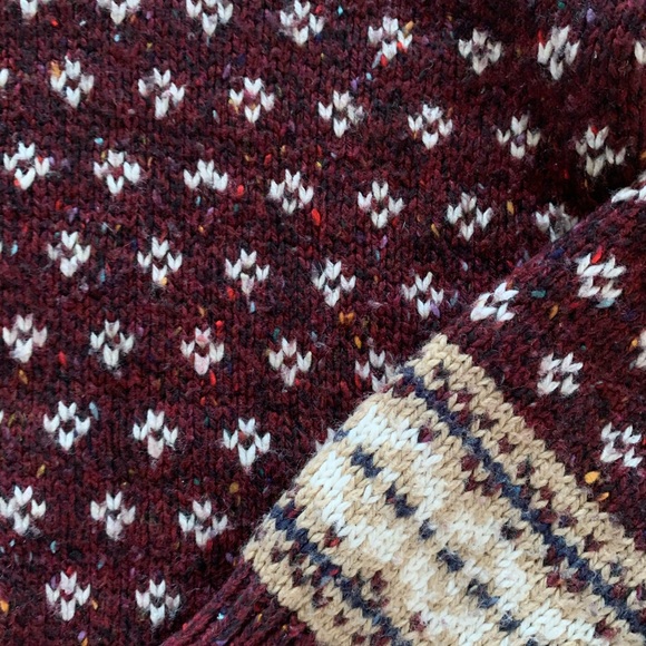 Vintage Marsh Landing 90s sweater oversized size small. Excellent! Fair aisle - Picture 2 of 4